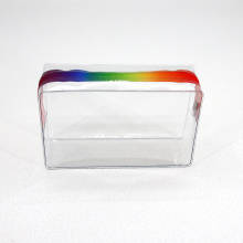 Custom Transparent PVC Bag Rainbow EVA Bra Bag Clear PVC Zip Bag